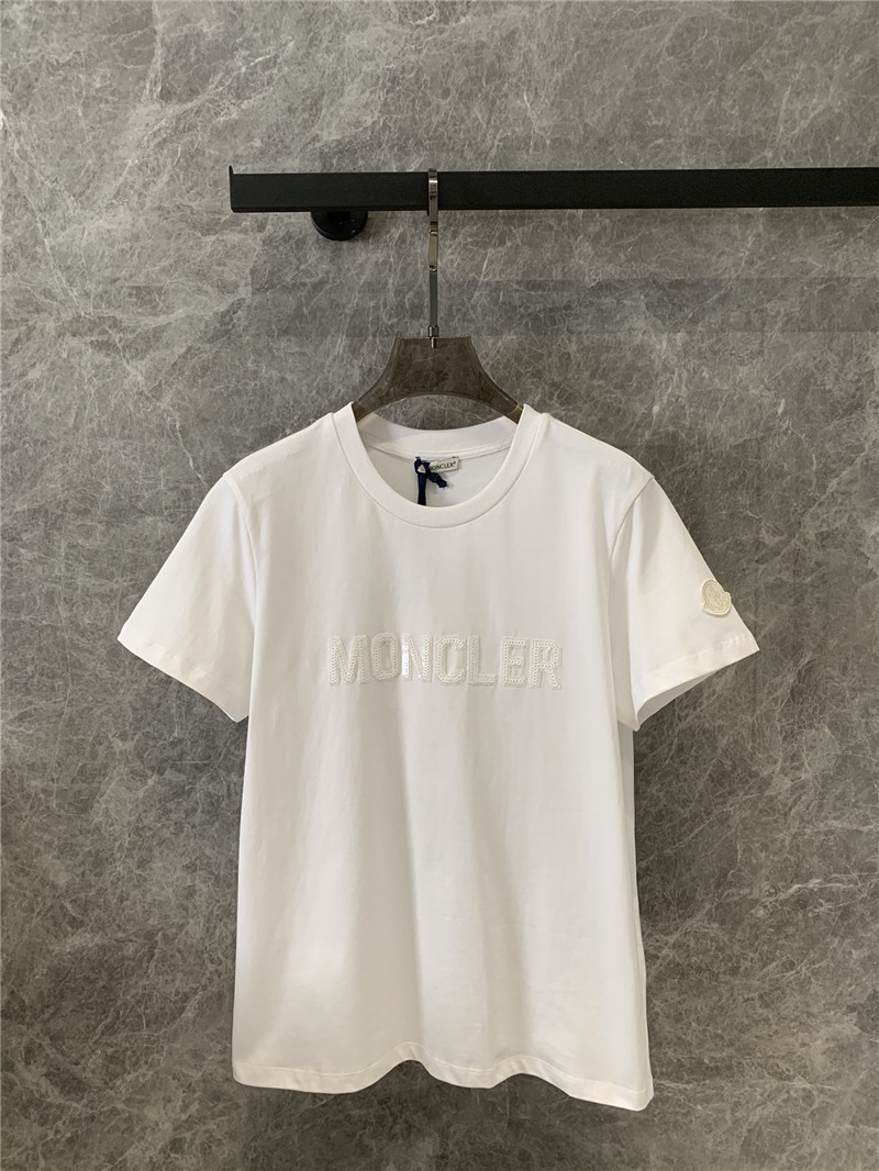 Moncler round neck short sleeve T-shirt replica designer clothes