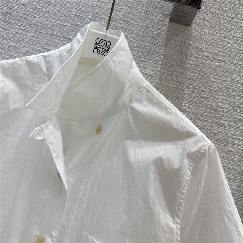 L0ew* preppy embroidered shirt replica designer clothes