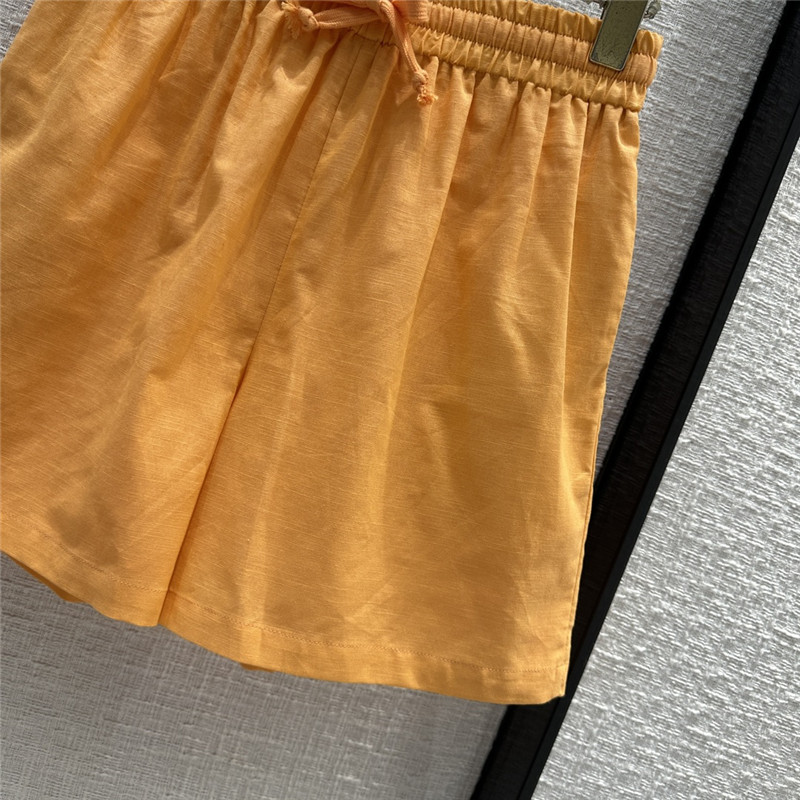 L0r0 P1ana linen casual shorts suit replica clothes