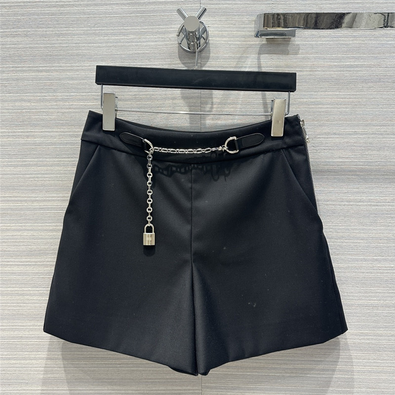 H**me5 metal chain straight shorts replica clothing