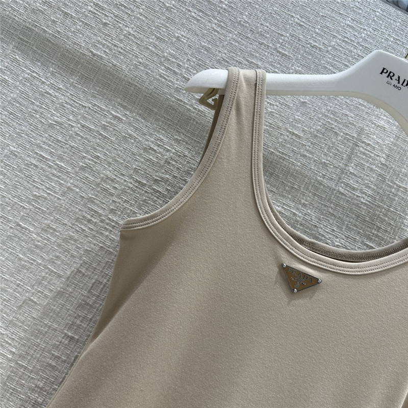 Pra*a casual vest dress replica designer clothes