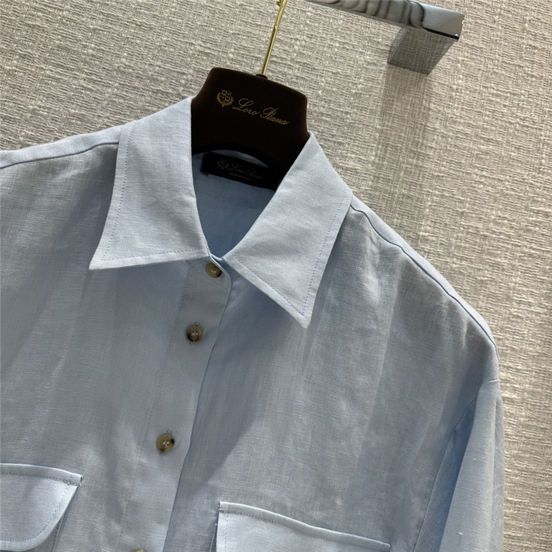 L0r0 P1ana linen shirt replica designer clothing websites