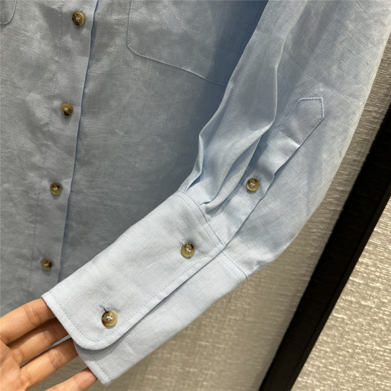 L0r0 P1ana linen shirt replica designer clothing websites