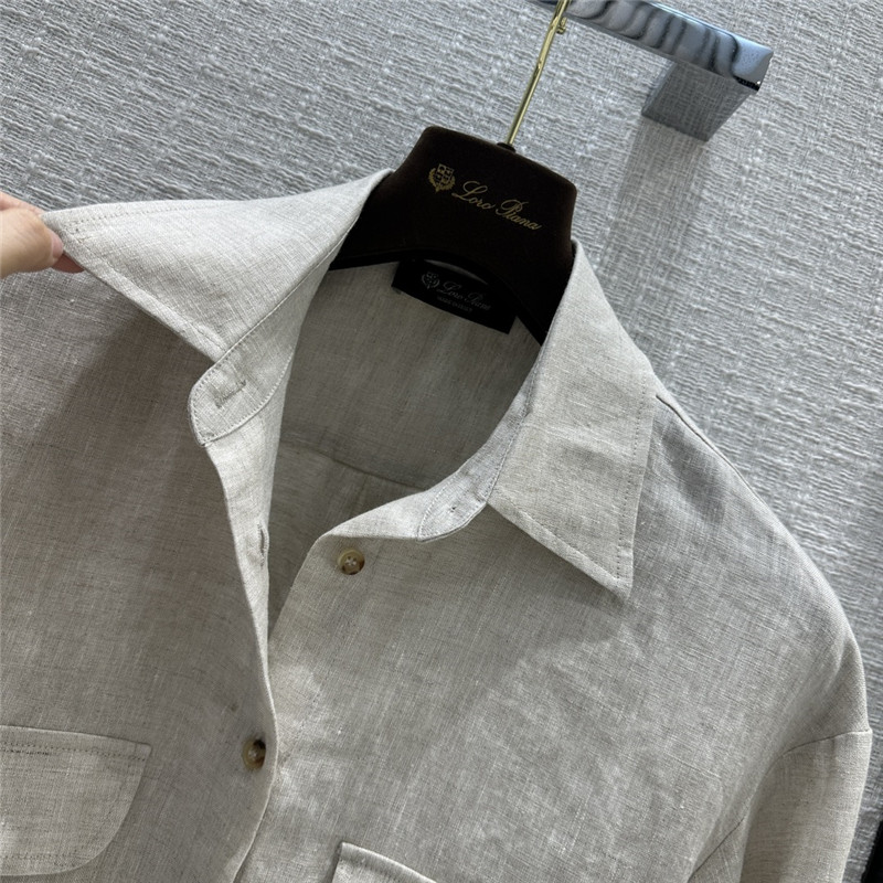 L0r0 P1ana linen shirt replica designer clothing websites
