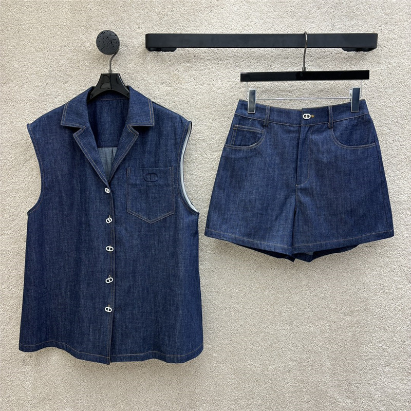 H**me5 enzyme washed denim suit replica designer clothes