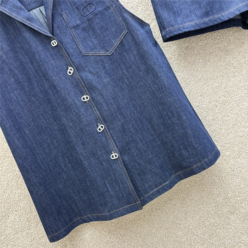 H**me5 enzyme washed denim suit replica designer clothes