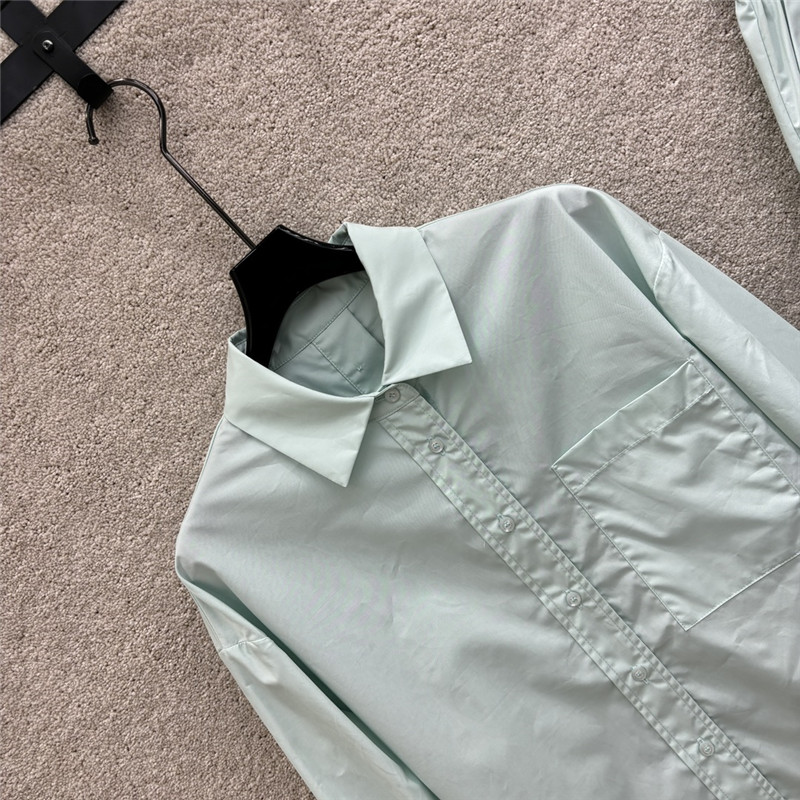 F**di long-sleeved shirt + high-waist casual pants replica clothes