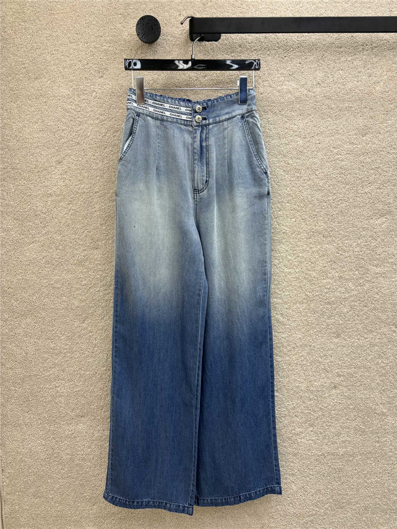 Ch**el gradient straight jeans replica d&g clothing