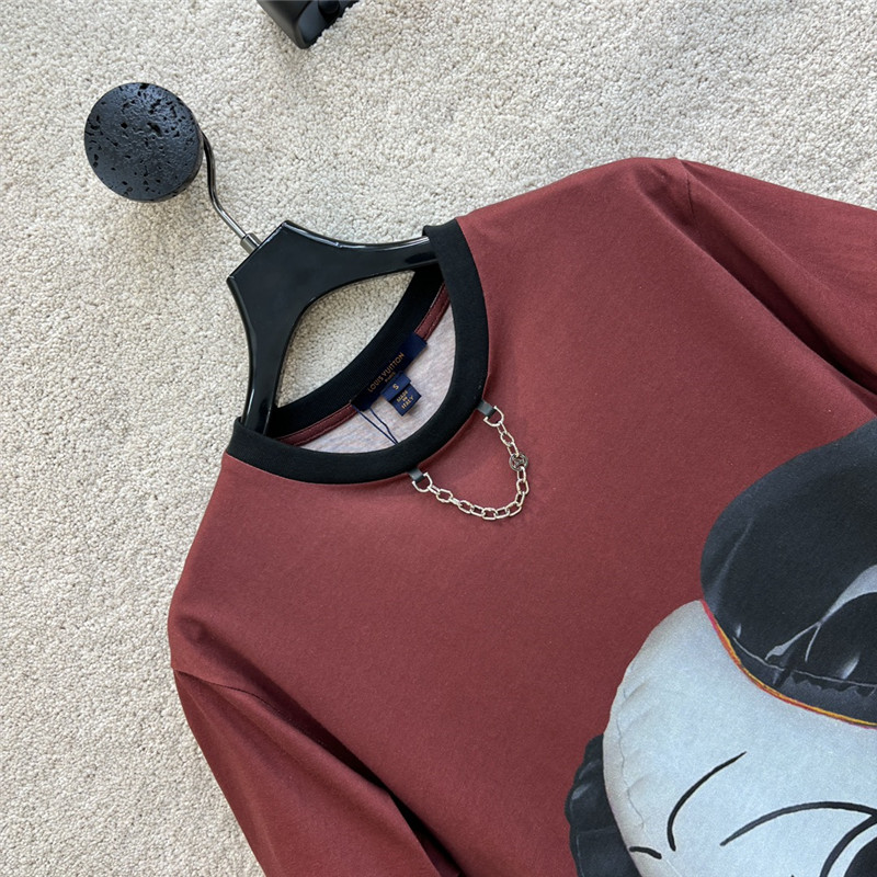 l0vis Vvtt0n lv round neck short sleeve t-shirt replica clothes