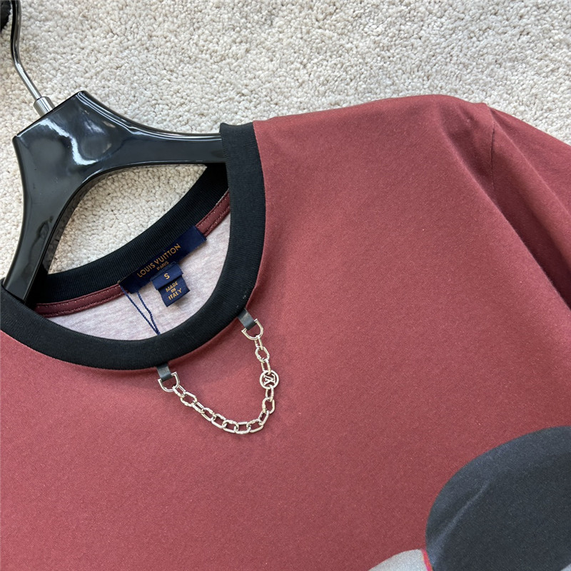 l0vis Vvtt0n lv round neck short sleeve t-shirt replica clothes