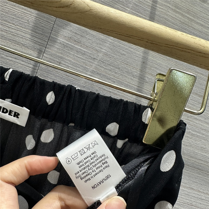 jil sander rayon acetate polka dot pants replica d&g clothing