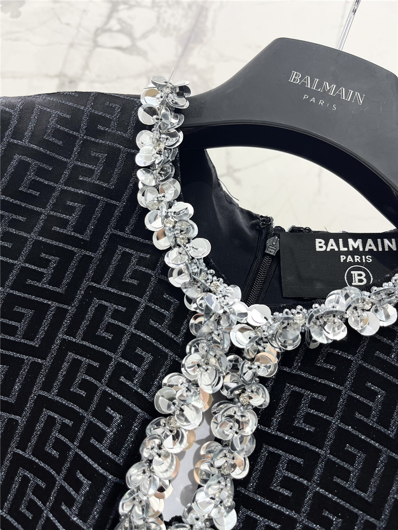 Balmain waist sleeveless dress replica d&g clothing