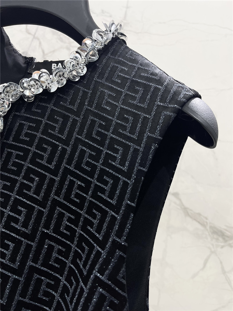 Balmain waist sleeveless dress replica d&g clothing