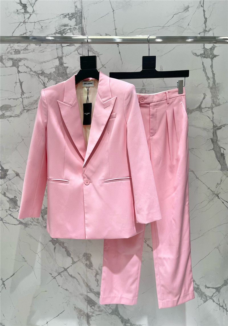 Y51 pink suit + trousers replica clothing
