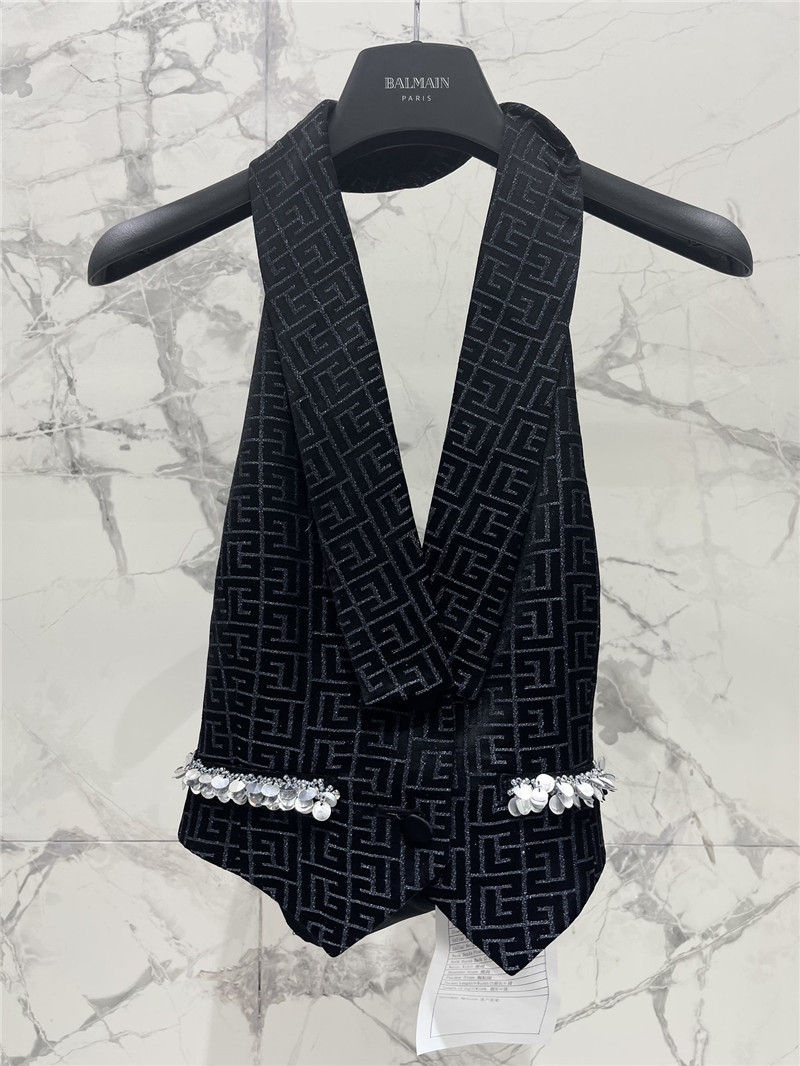 Balmain new vest replica clothes