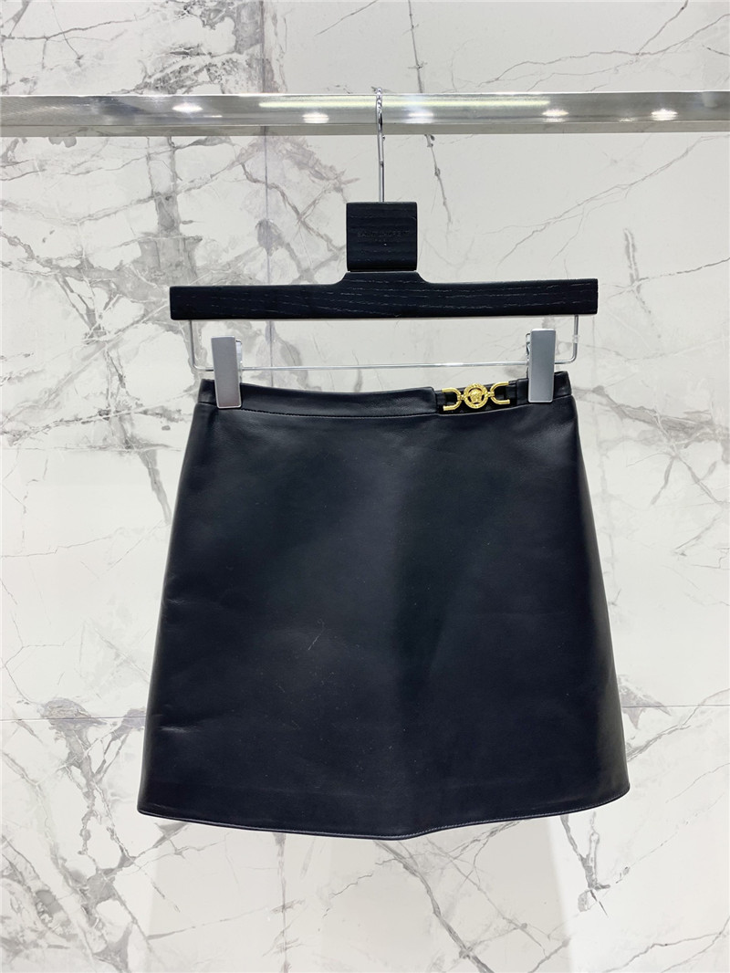 Versace leather skirtcheap replica designer clothes