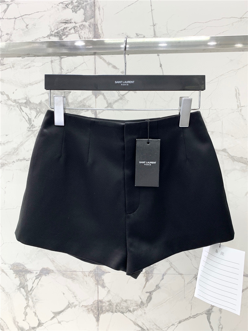 Y51 acetate satin shorts replica d&g clothing