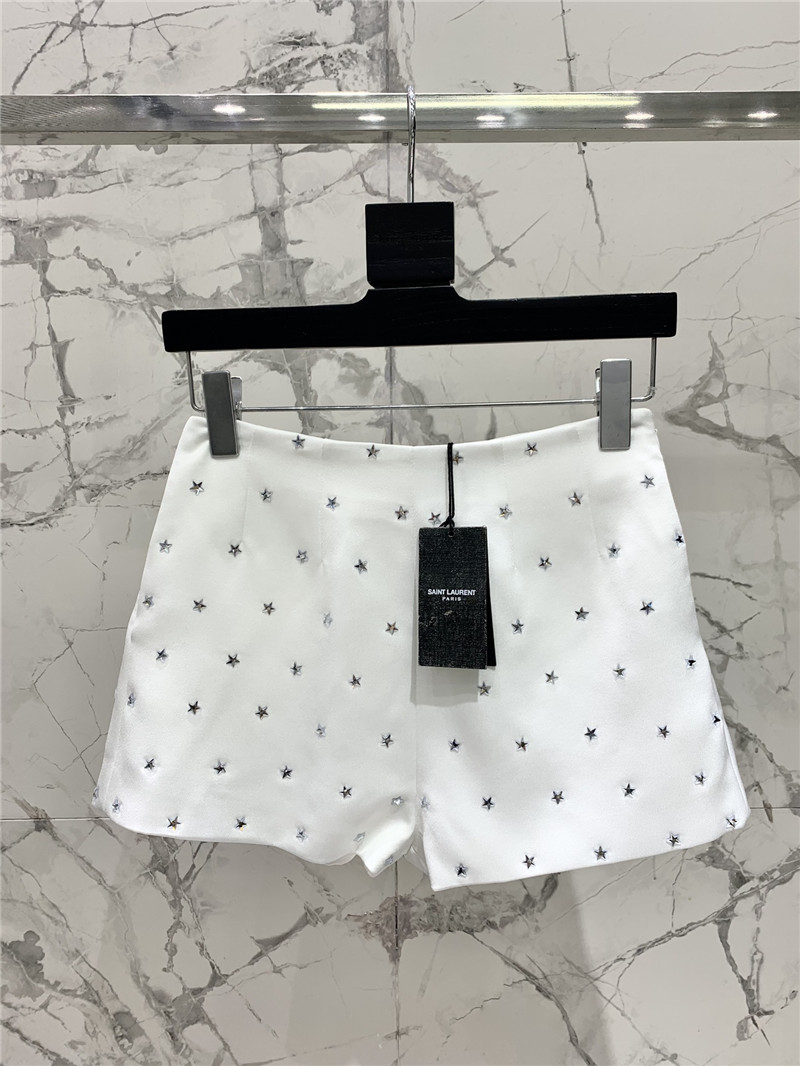 Balmain acetate satin shortscheap replica designer clothes