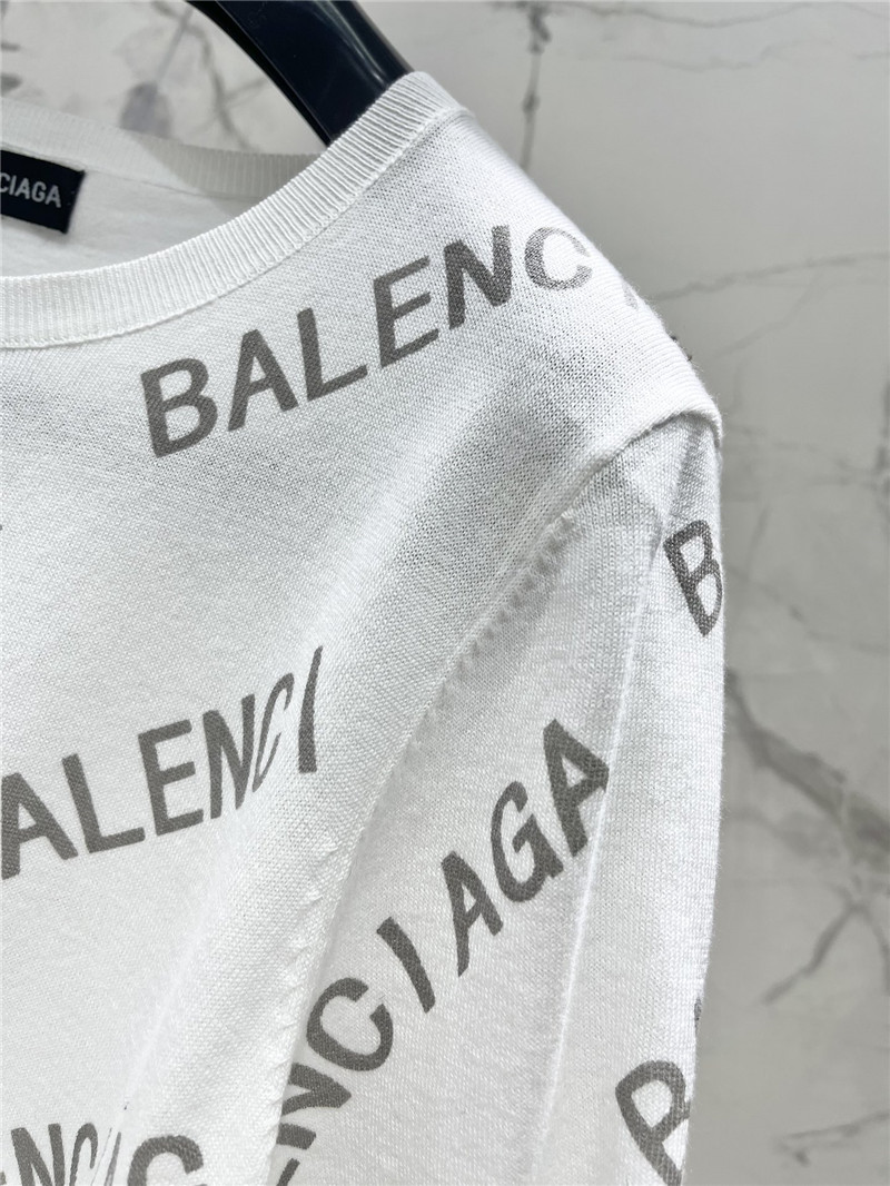 Ba1en*iaga new knitted short-sleeved replica designer clothes