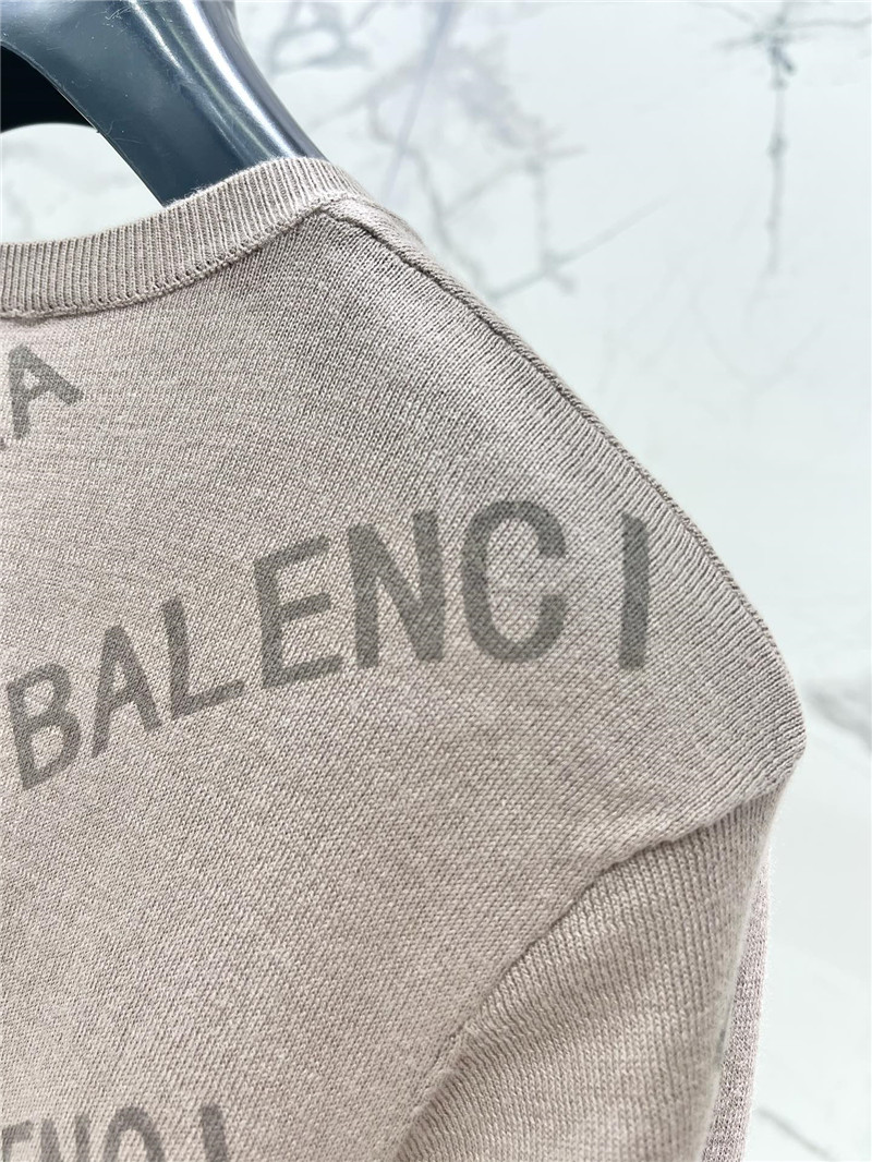 Ba1en*iaga new knitted short-sleeved replica designer clothes