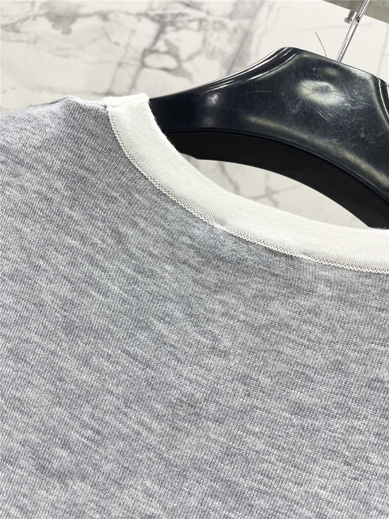 Ce1i*e contrast color sweater replica d&g clothing