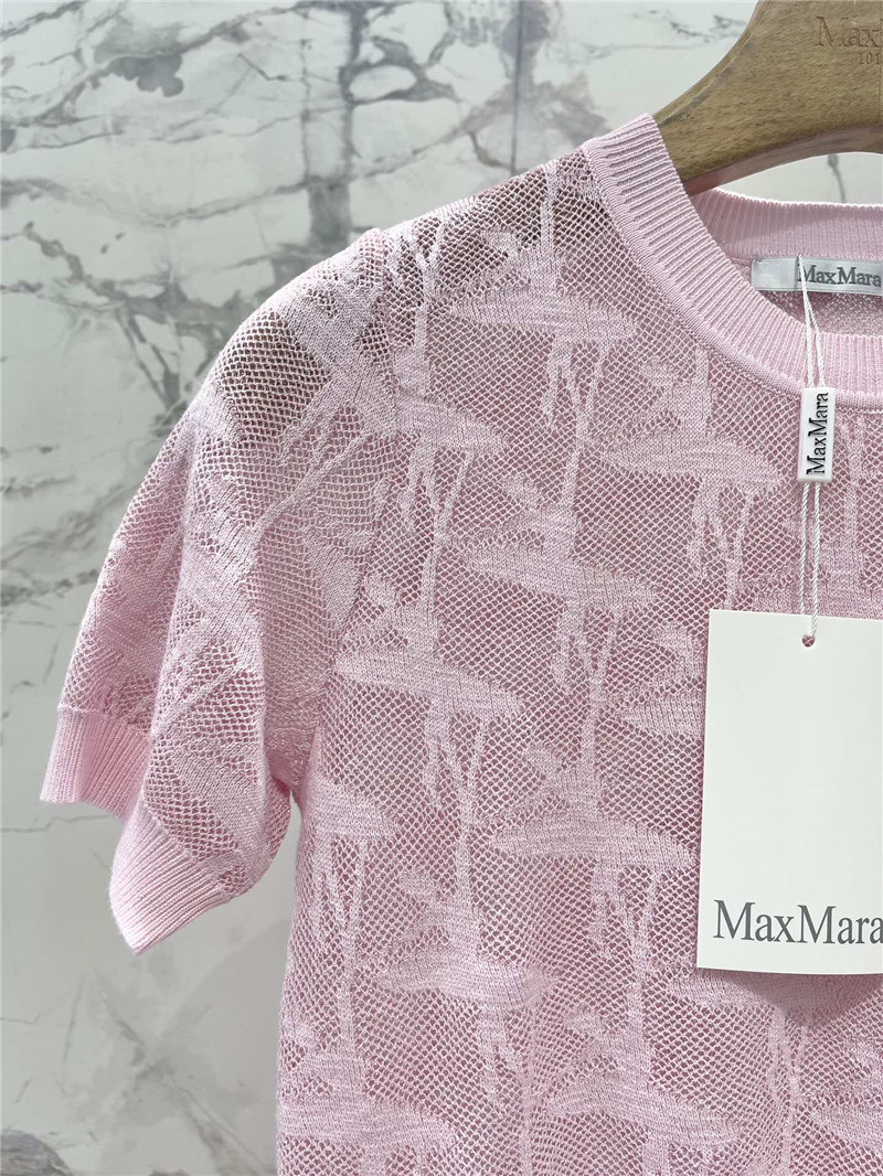 Vanitoo round neck knitted short sleeve replica clothing