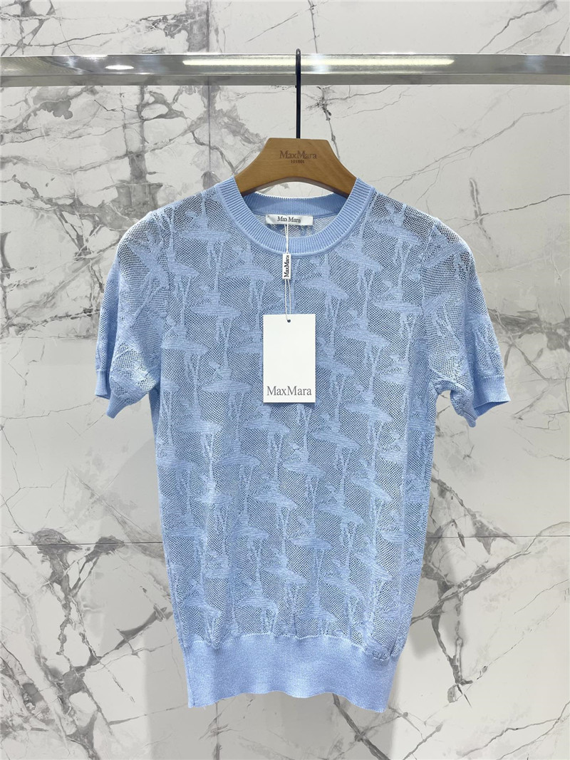 Vanitoo round neck knitted short sleeve replica clothing