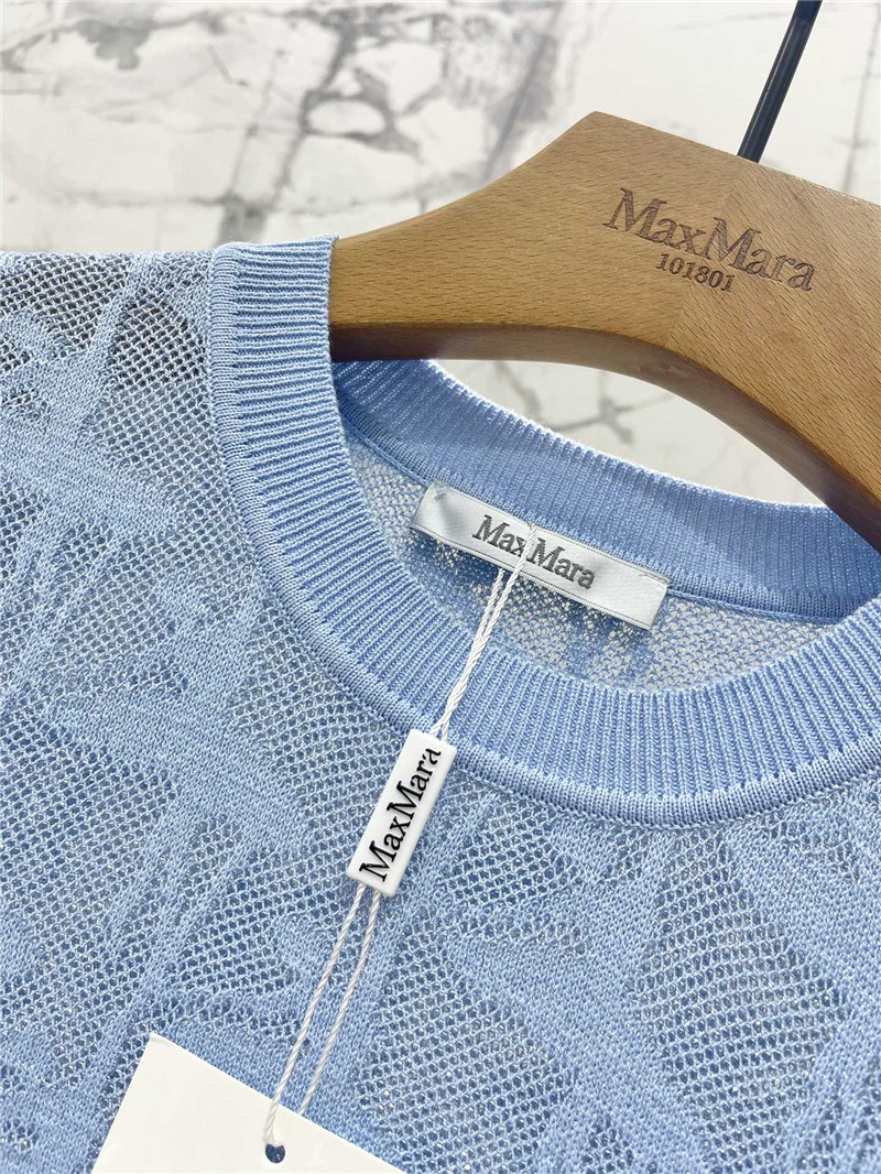 Vanitoo round neck knitted short sleeve replica clothing