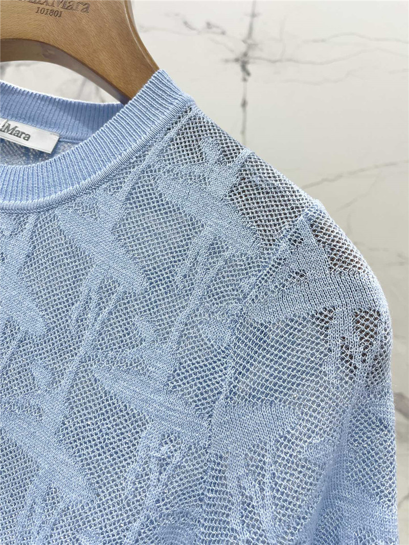 Vanitoo round neck knitted short sleeve replica clothing