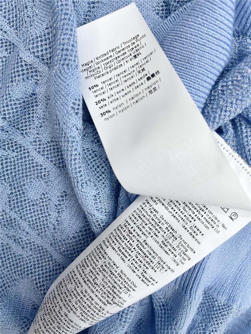 Vanitoo round neck knitted short sleeve replica clothing