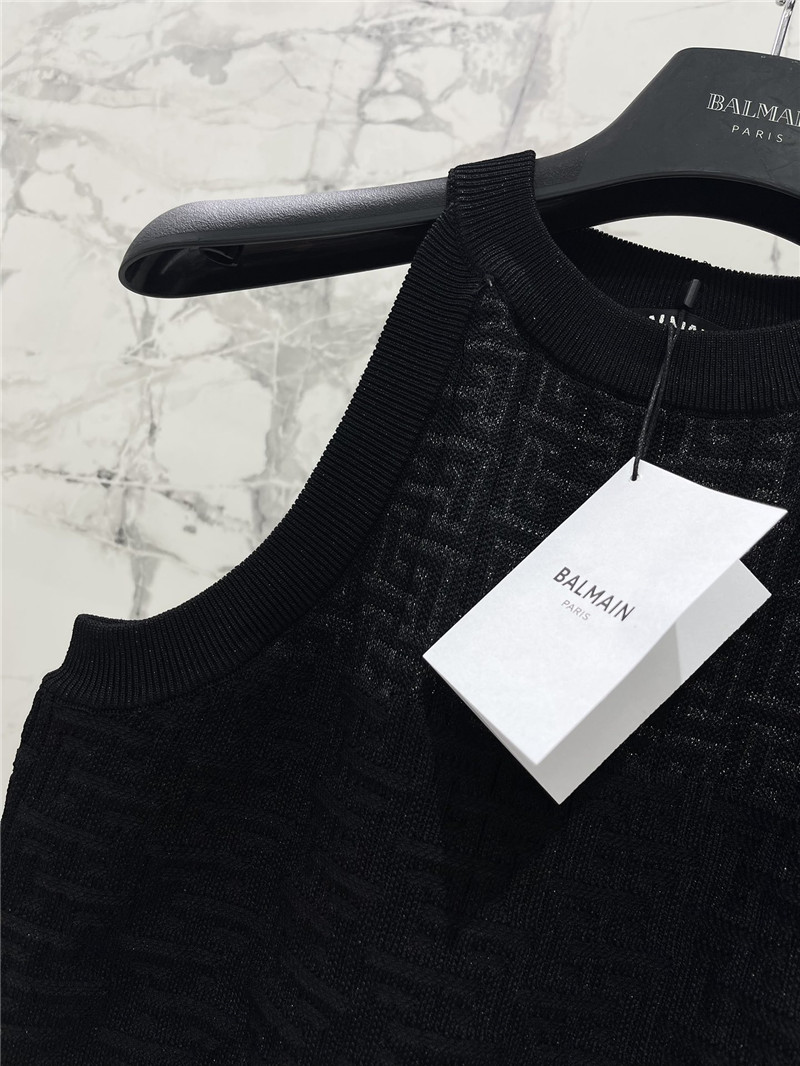 Balmain sleeveless vest cheap replica designer clothes