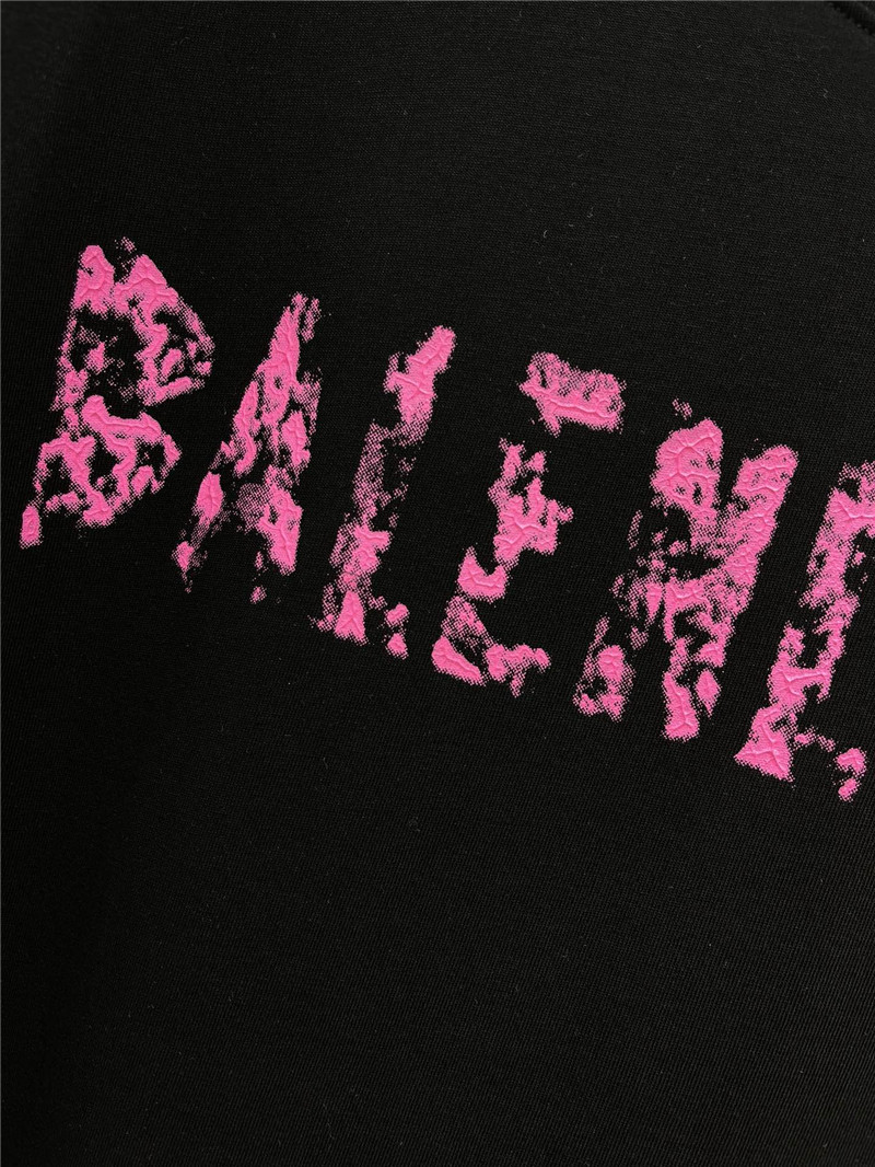 Ba1en*iaga pure cotton round neck short sleeve replica clothing