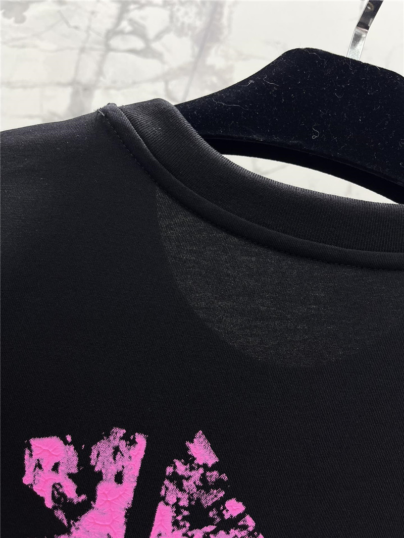 Ba1en*iaga pure cotton round neck short sleeve replica clothing