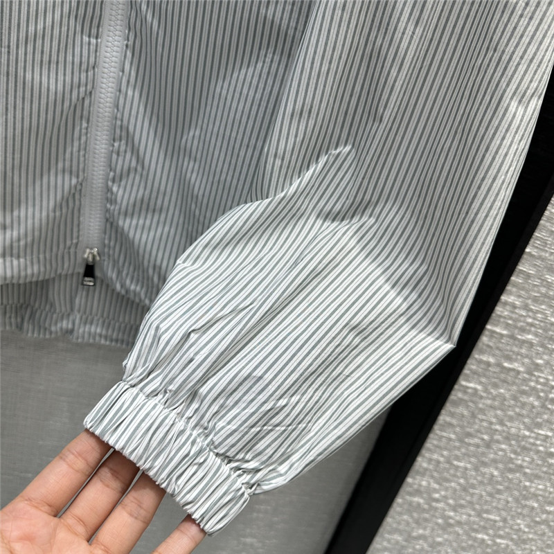 Moncler striped light windbreaker replica clothes