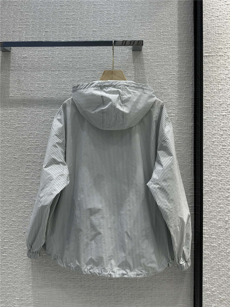 Moncler striped light windbreaker replica clothes
