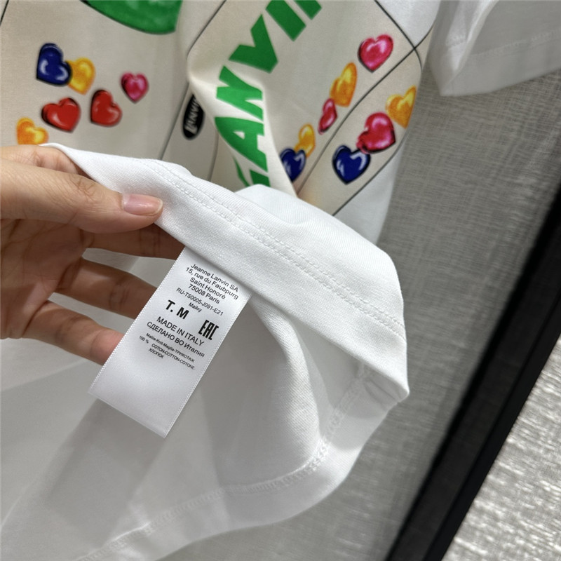 LANVIN printed T-shirt replica d&g clothing
