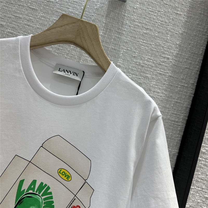 LANVIN printed T-shirt replica d&g clothing