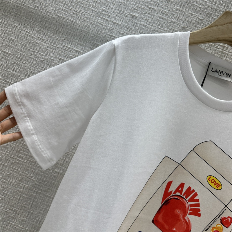 LANVIN printed T-shirt replica d&g clothing