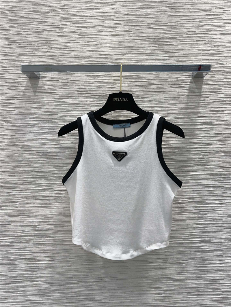 Pra*a color block collision light luxury suit replica d&g clothing