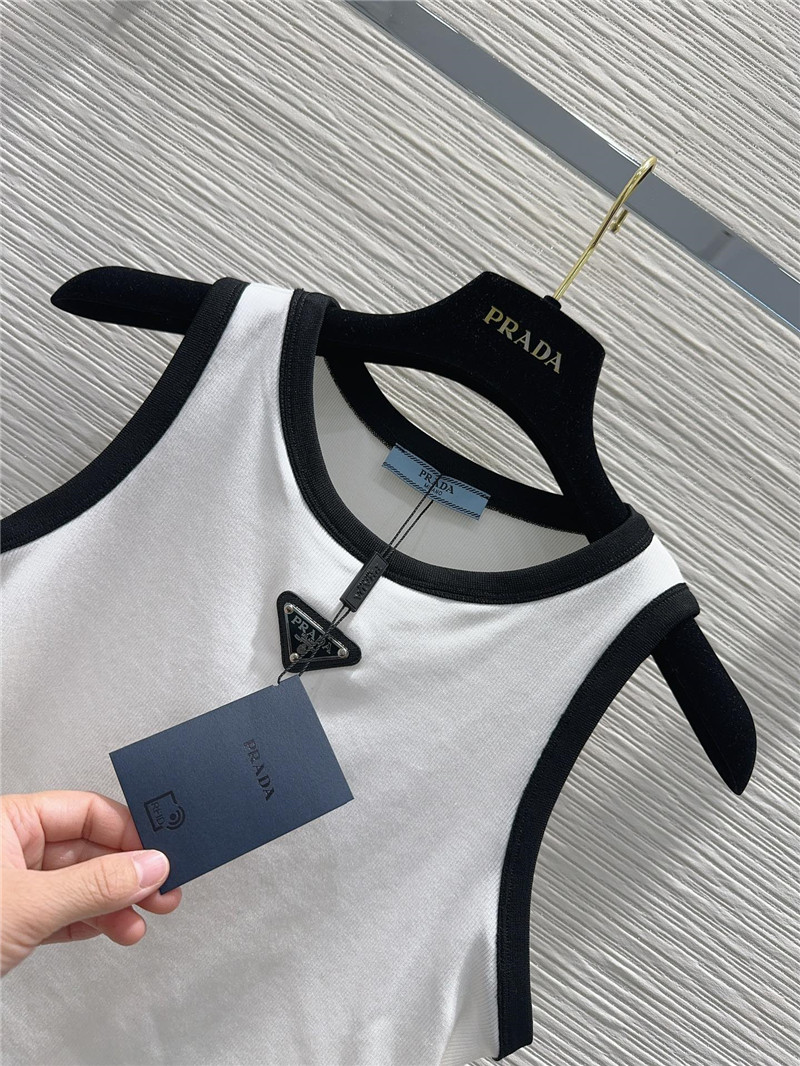 Pra*a color block collision light luxury suit replica d&g clothing