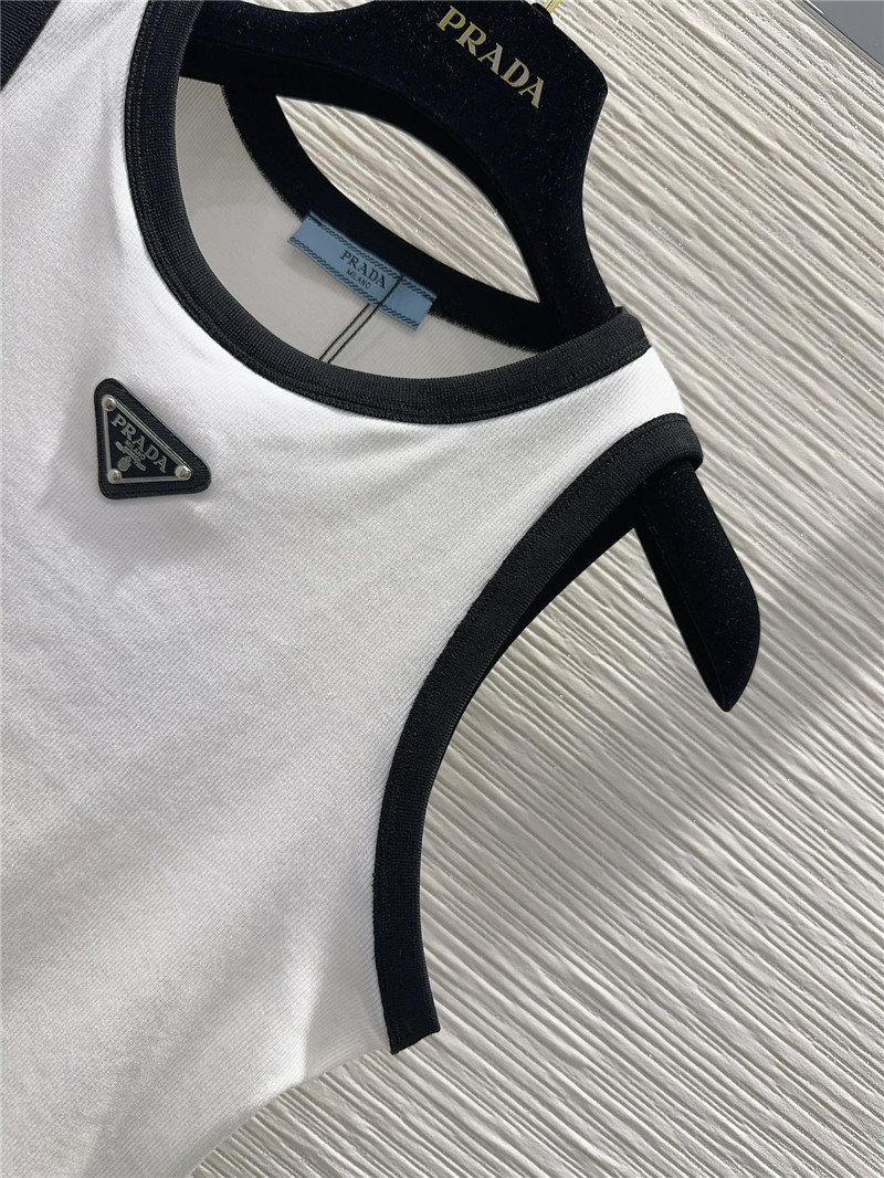 Pra*a color block collision light luxury suit replica d&g clothing