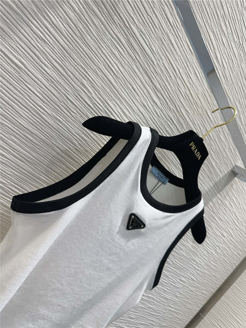 Pra*a color block collision light luxury suit replica d&g clothing