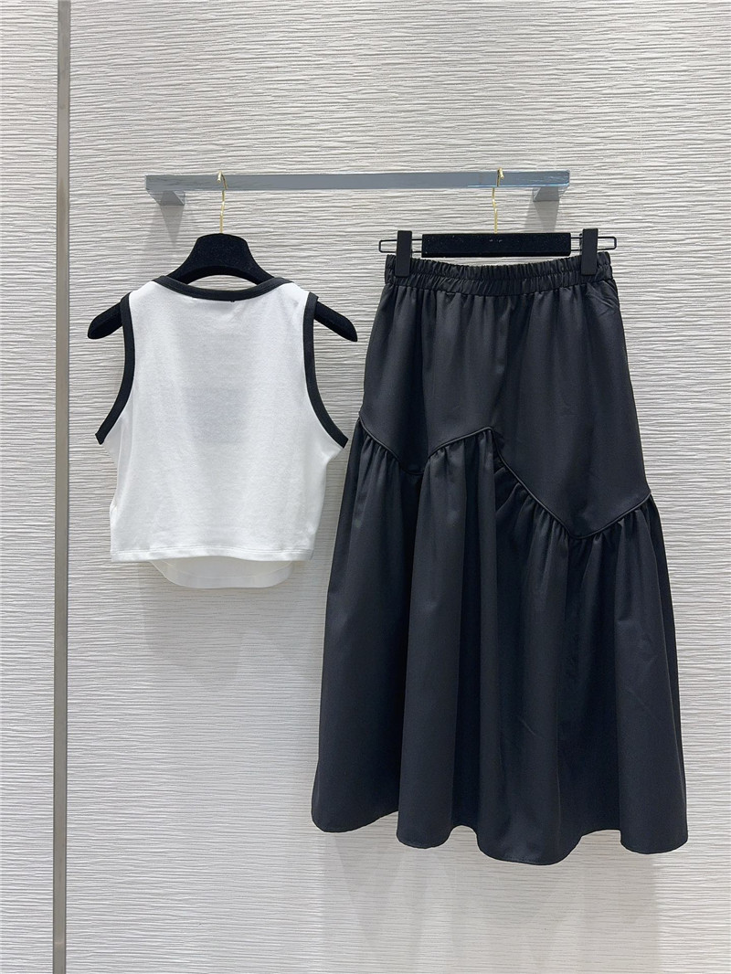 Pra*a color block collision light luxury suit replica d&g clothing