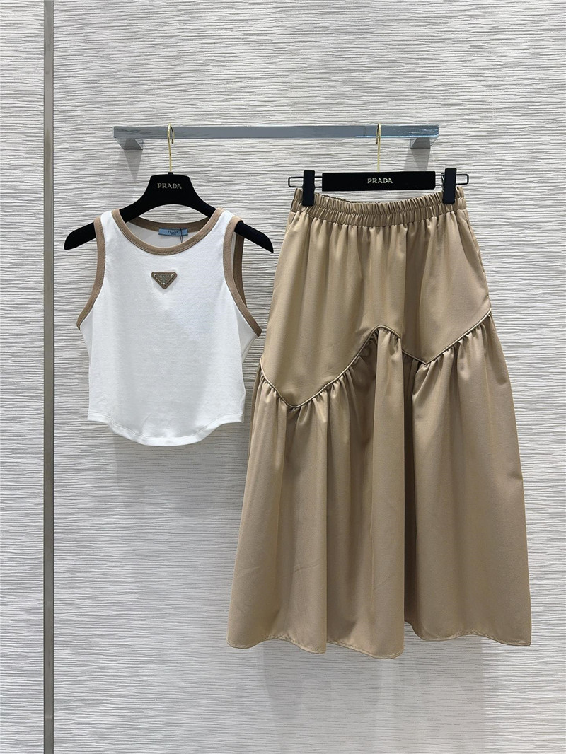 Pra*a color block collision light luxury suit replica d&g clothing