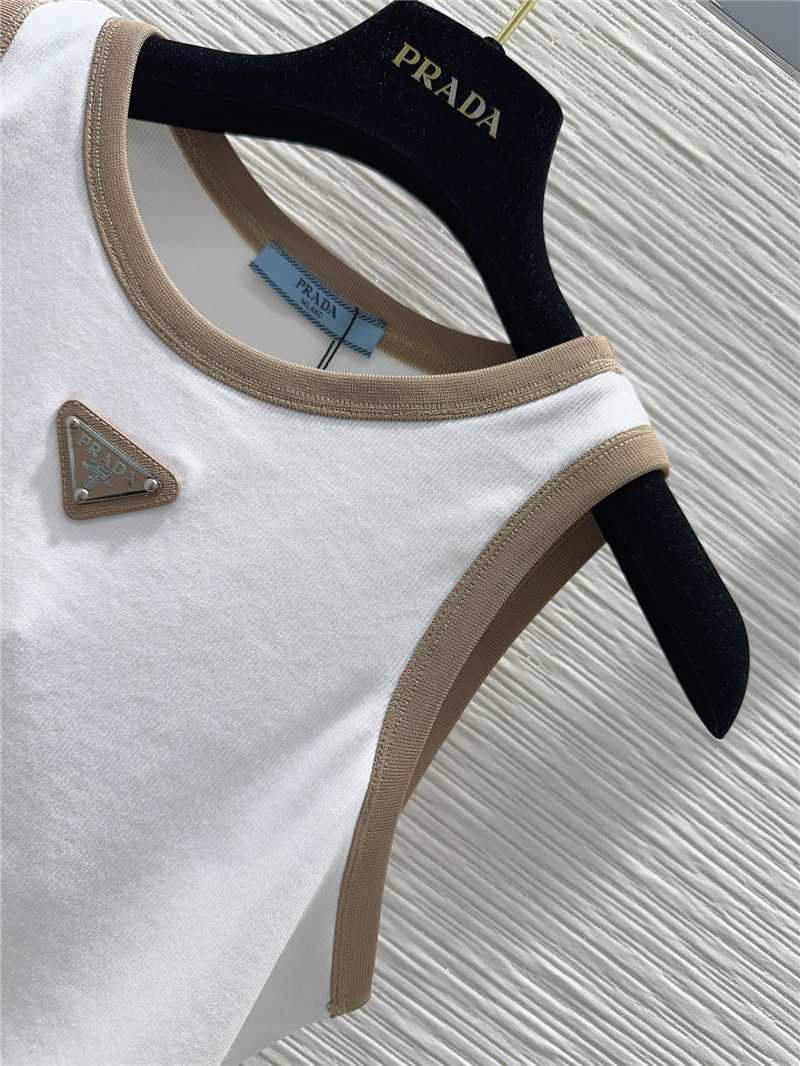 Pra*a color block collision light luxury suit replica d&g clothing