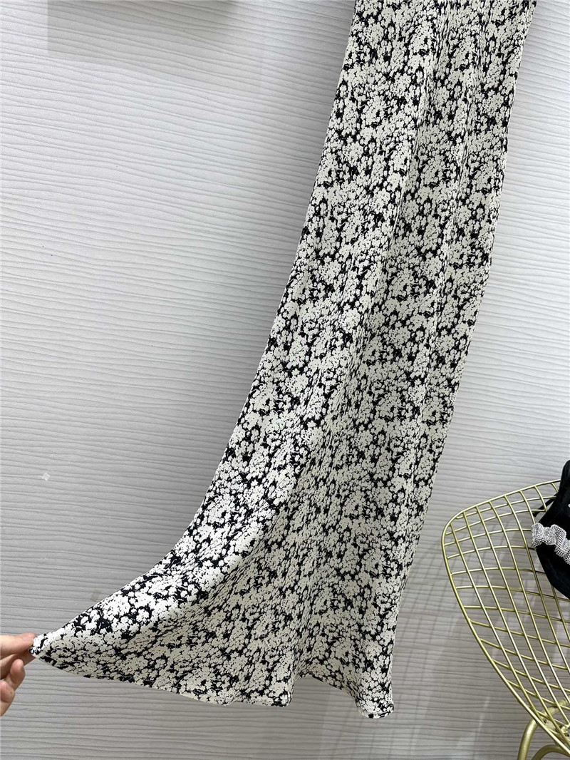 Ch**el puff sleeve dress cheap designer replica clothes