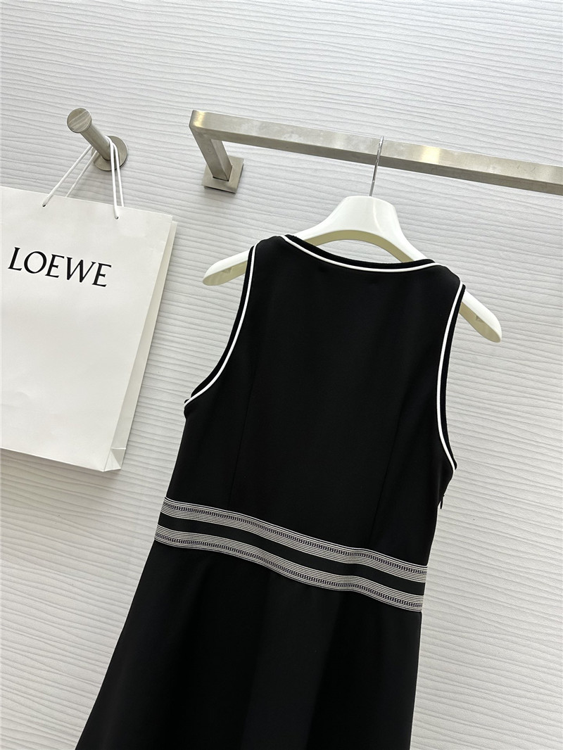 L0ew* logo elastic waist sleeveless dress replica clothing