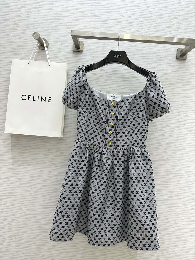 Ce1i*e jacquard dress replica d&g clothing