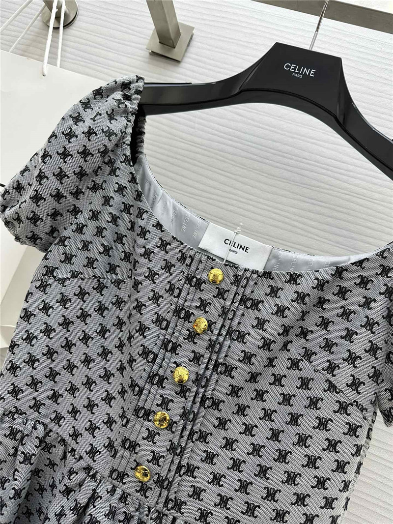 Ce1i*e jacquard dress replica d&g clothing