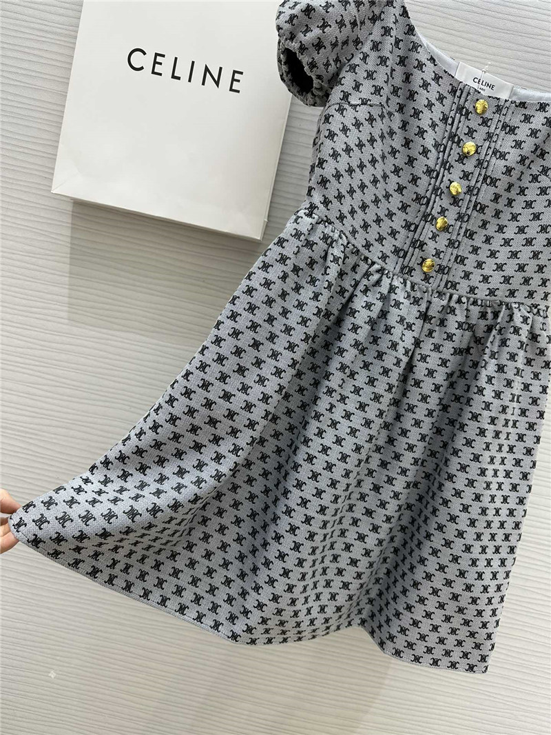 Ce1i*e jacquard dress replica d&g clothing